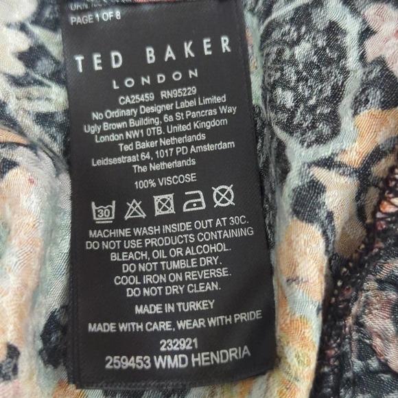 Ted Baker Hendria Ruffle-Trim Mini Dress‎ - Picture 9 of 14